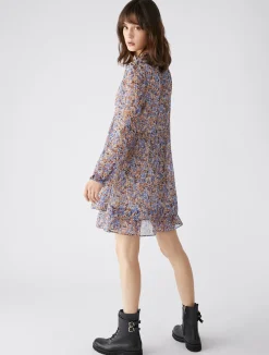 Online Abito a Fantasia / Azzurro Donna Abiti