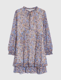 Online Abito a Fantasia / Azzurro Donna Abiti