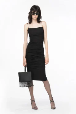 Best Abito Aderente con Spalline Sottili / Donna Abiti