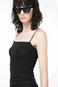 Best Abito Aderente con Spalline Sottili / Donna Abiti