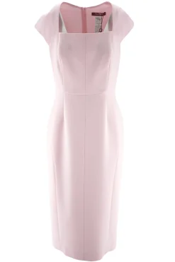 Sale Abito Aderente in Cady / Rosa Donna Abiti