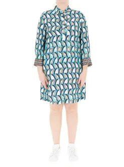 Outlet Abito Chemisier con Fantasia / Donna Abiti