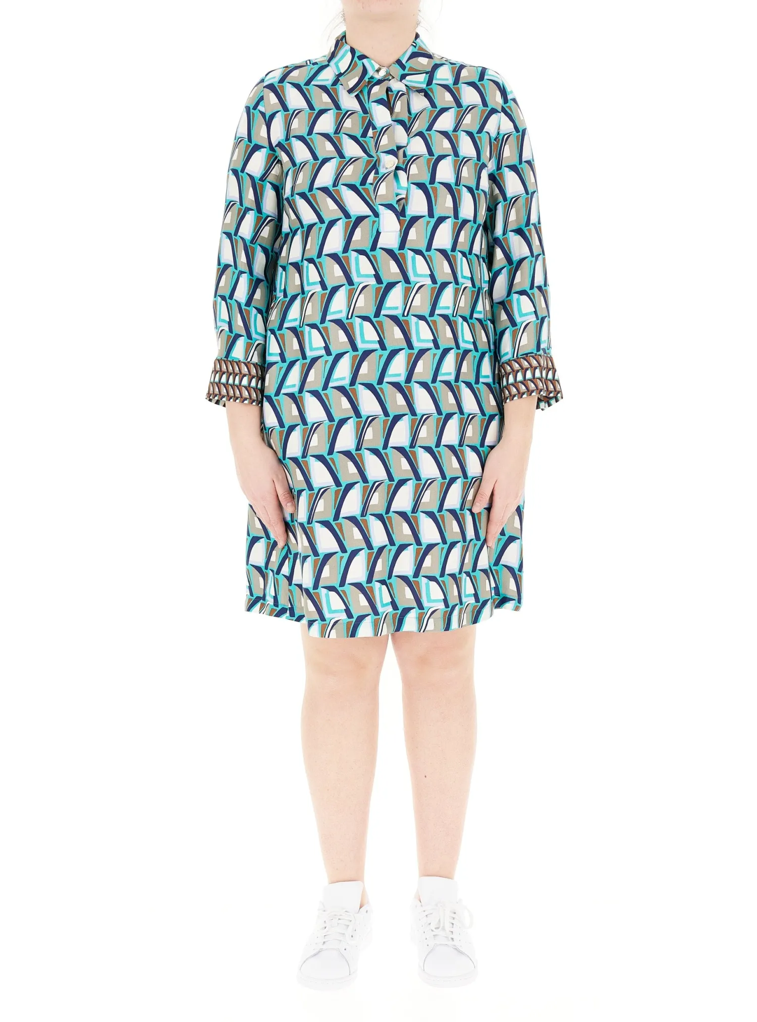 Outlet Abito Chemisier con Fantasia / Donna Abiti