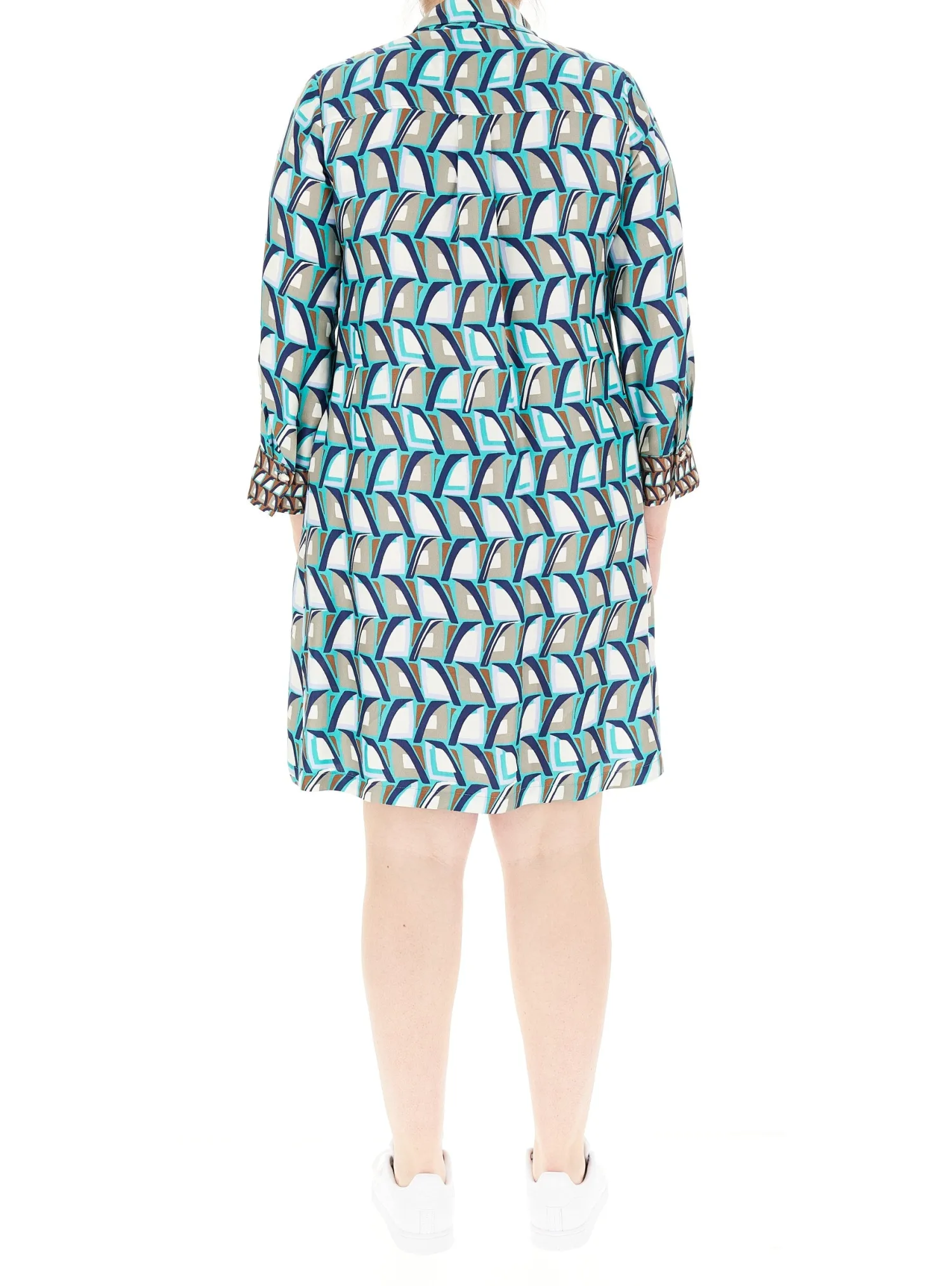 Outlet Abito Chemisier con Fantasia / Donna Abiti