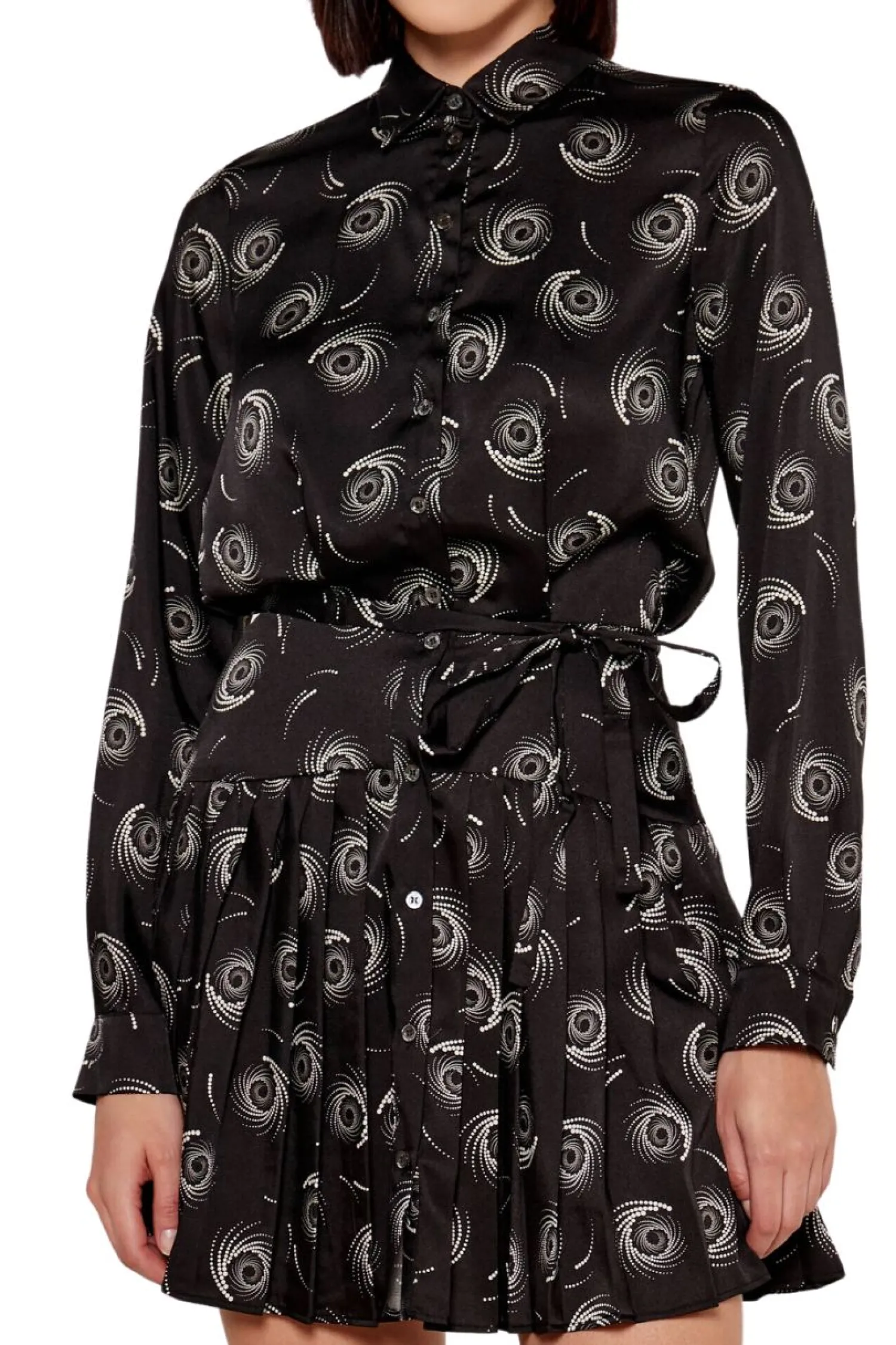 New Abito Chemisier Corto in Twill / Donna Abiti