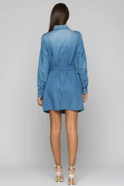 Hot Abito Chemisier in Denim / Donna Abiti|Denim