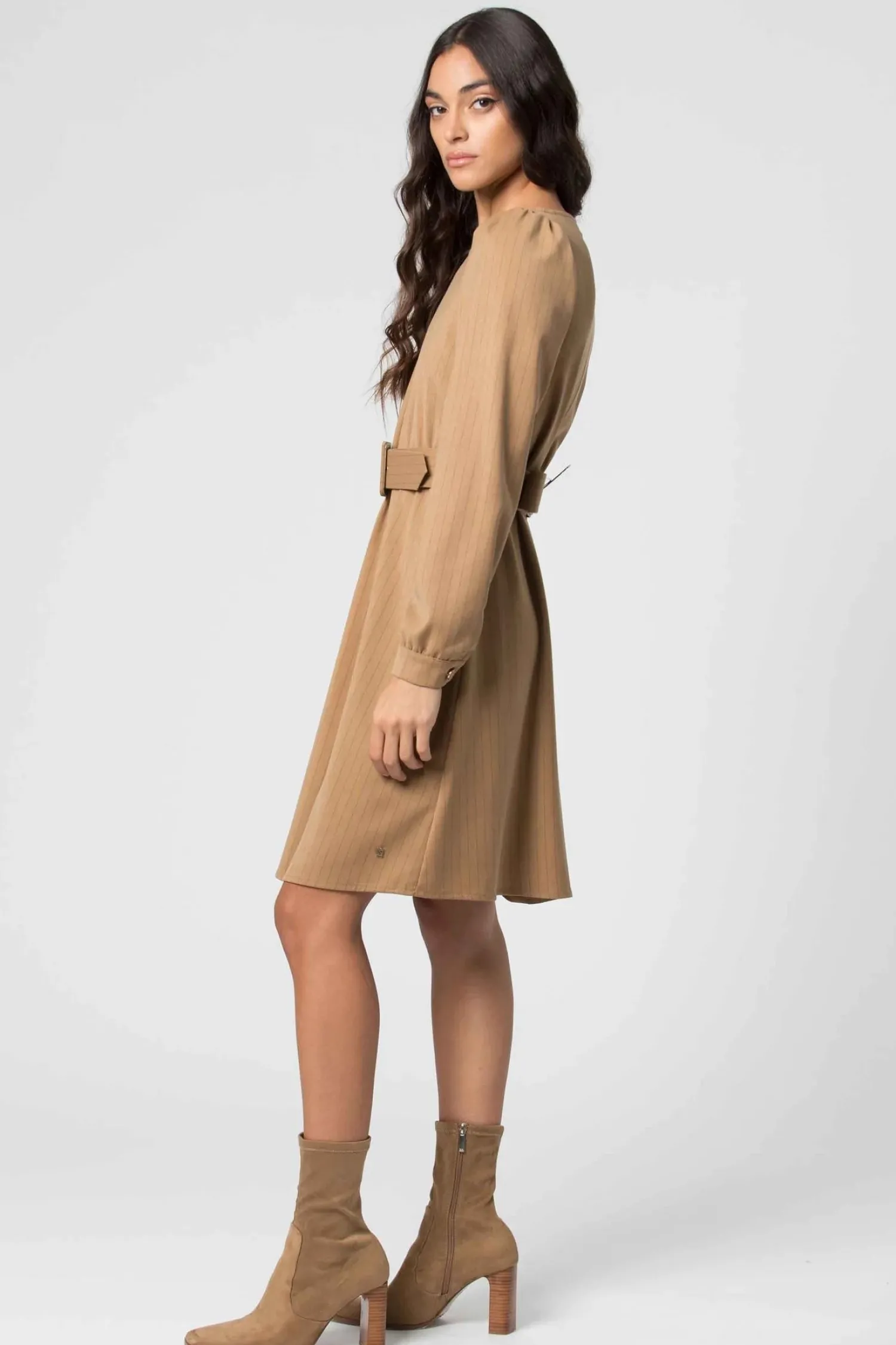 Discount Abito Corto con Cintura / Donna Abiti