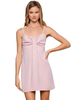 Clearance Abito Corto Elegante con Spalline Sottili / Donna Abiti