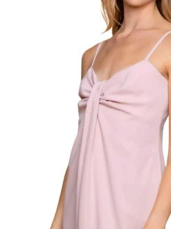 Clearance Abito Corto Elegante con Spalline Sottili / Donna Abiti