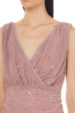 Online Abito in Jersey con Paillettes / Donna Abiti