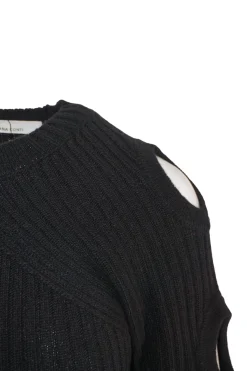 Discount Abito in Lana a Coste / Donna Abiti