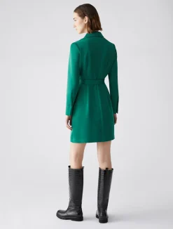 Best Abito in Satin / Verde Donna Abiti
