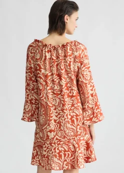 Sale Abito in Twill Stampato / Donna Abiti