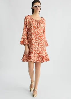 Sale Abito in Twill Stampato / Donna Abiti