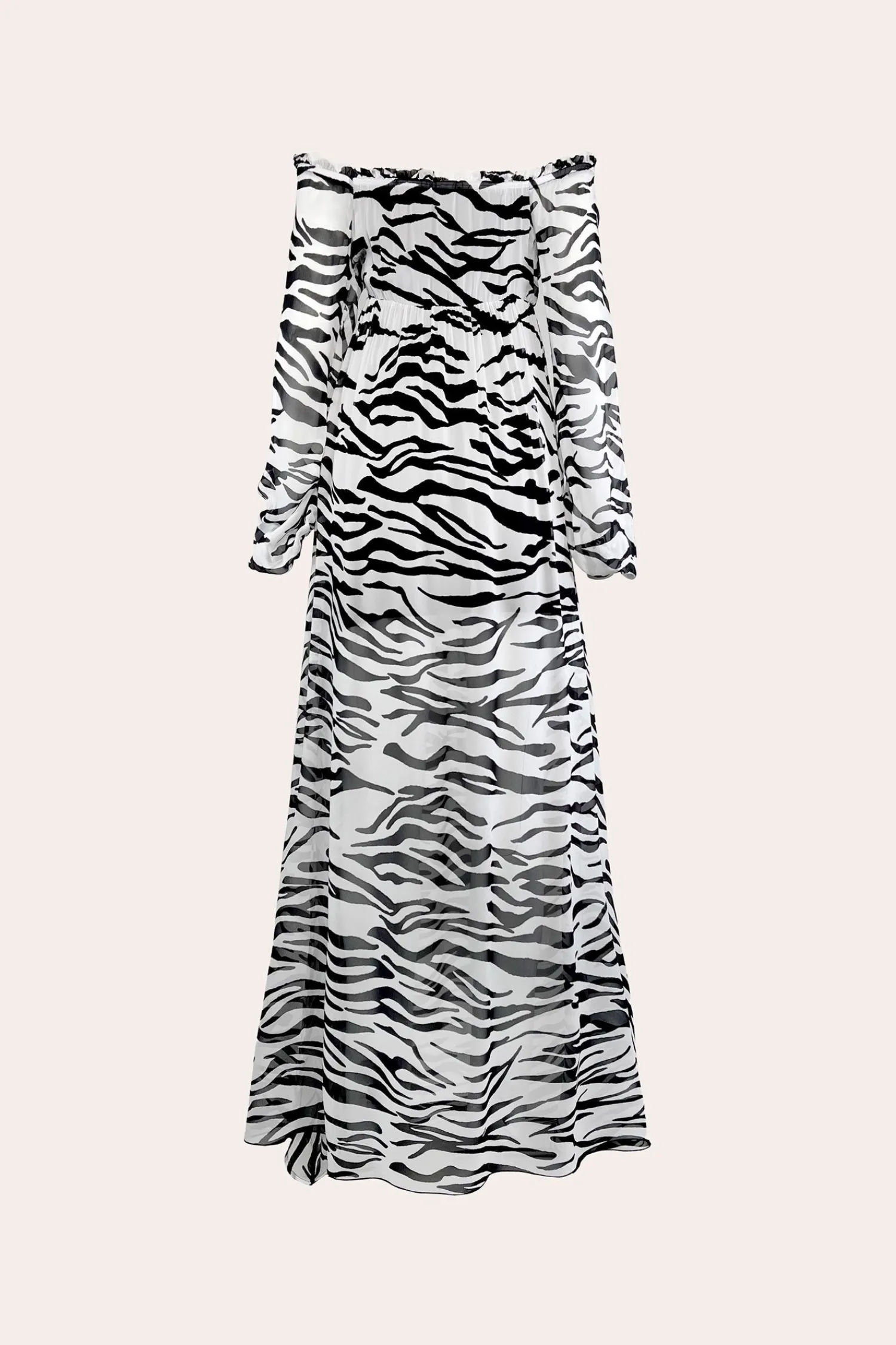 Online Abito Lungo Animalier / Donna Abiti