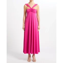 Online Abito Lungo in Jersey / Donna Abiti