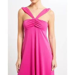 Online Abito Lungo in Jersey / Donna Abiti