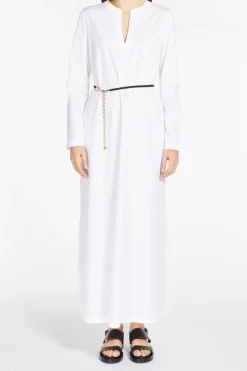 Hot Abito Lungo in Popeline di Cotone MaxMara / Donna Abiti