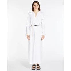 Hot Abito Lungo in Popeline di Cotone MaxMara / Donna Abiti