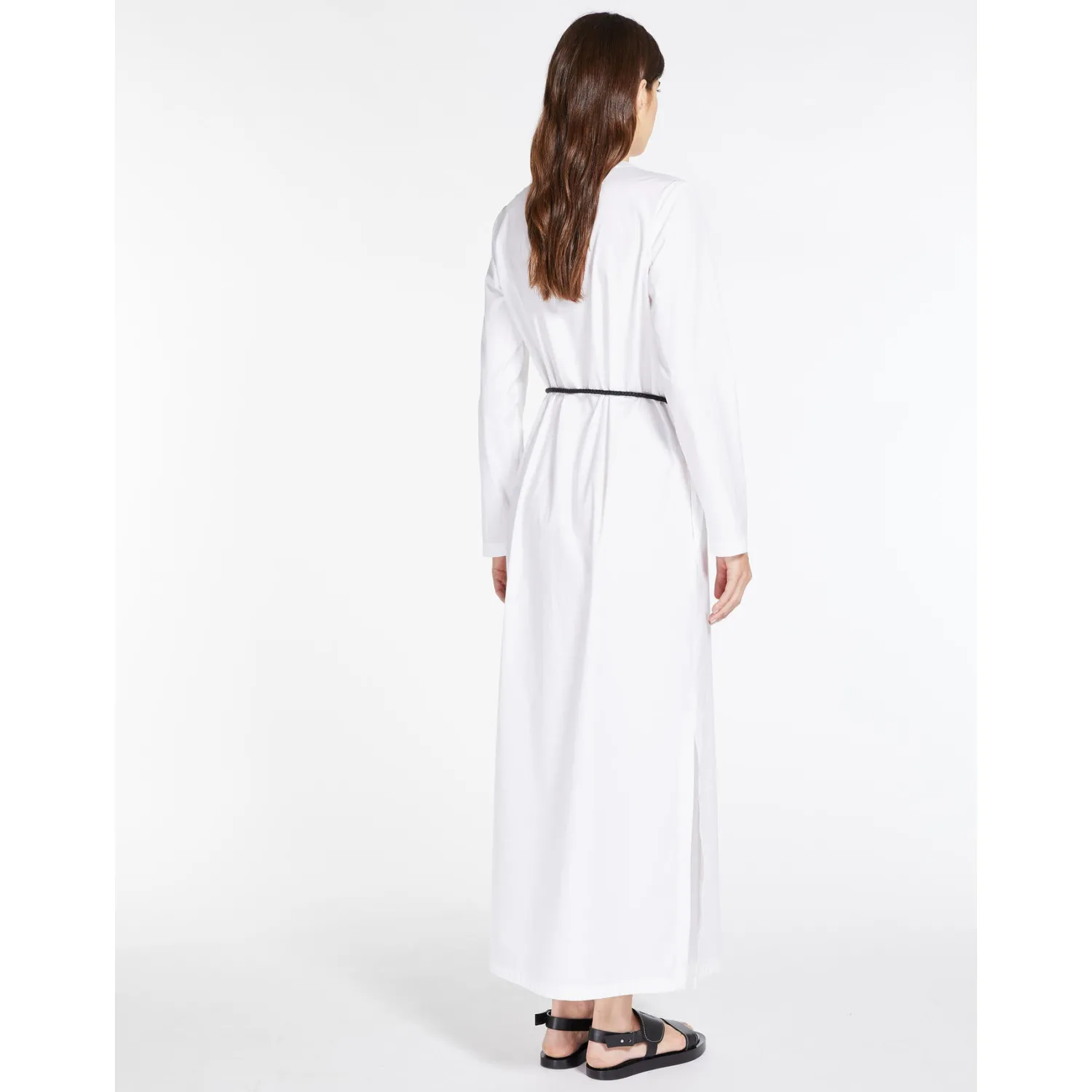 Hot Abito Lungo in Popeline di Cotone MaxMara / Donna Abiti