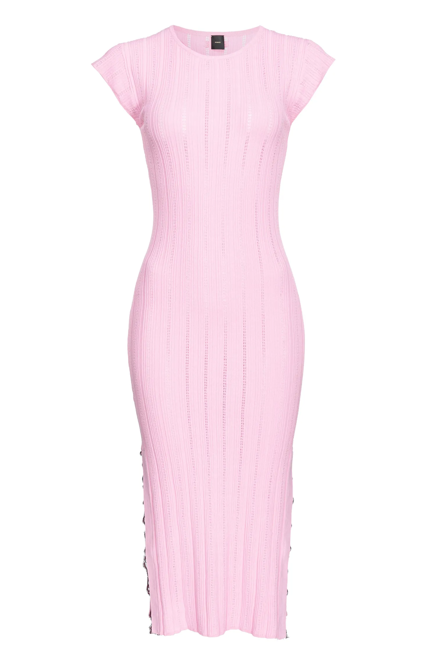 Online Abito Midi a Maglia Traforata / Donna Abiti