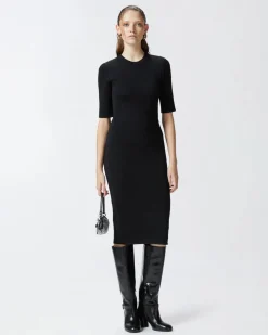Best Abito Midi Aderente in Maglia / Donna Abiti