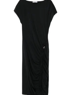 Best Abito Midi con Rouches / Donna Abiti