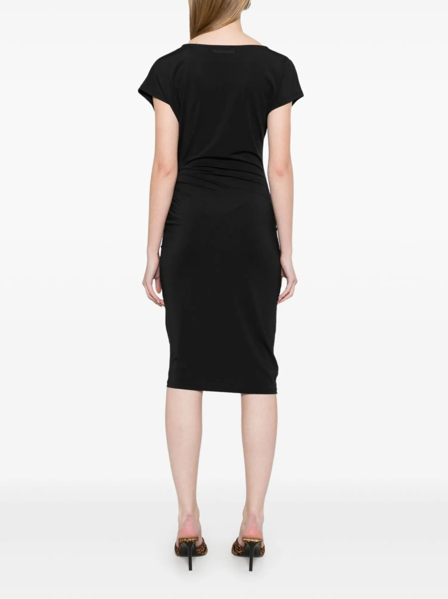 Best Abito Midi con Rouches / Donna Abiti