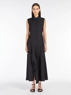 Discount Abito Smanicato in Popeline / Donna Abiti