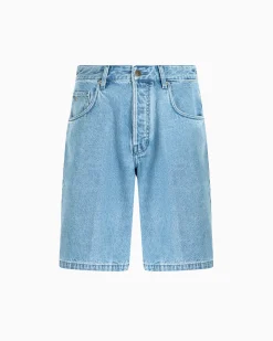 Sale Bermuda Cinque Tasche in Denim / Uomo Pantaloncini