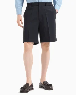 New Bermuda con Retro Elastico in Nylon / Uomo Pantaloncini