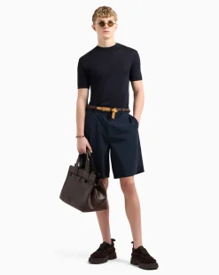 Outlet Bermuda con Retro Elastico / Uomo Pantaloncini
