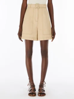 Outlet Bermuda in Cotone e Lino / Donna Shorts