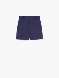 New Bermuda in Cotone e Lino / Donna Pantaloni