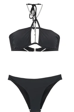Bikini a Fascia con Applicazioni / Donna Costumi Da Bagno