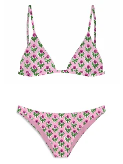 Bikini a Triangolo con Fantasia / Donna Costumi Da Bagno