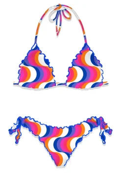 Best Bikini a Triangolo con Fantasia / Donna Costumi Da Bagno