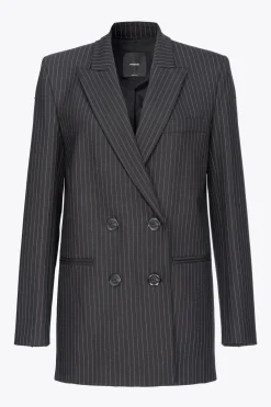 Clearance Blazer Doppiopetto Gessato / Donna Giacche