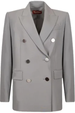 Outlet Blazer in Crepe Satin di Lana / Donna Giacche