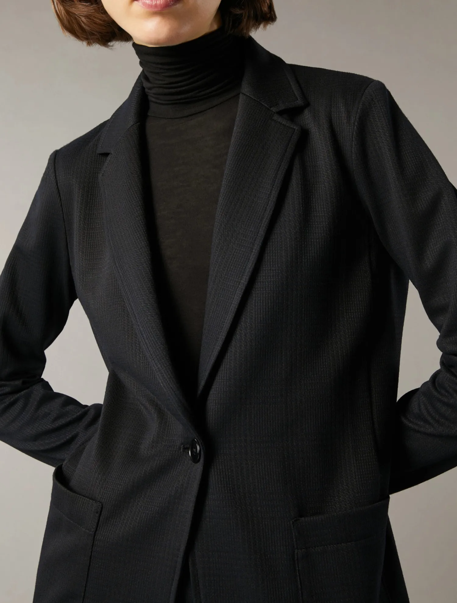 Hot Blazer in Jersey Jacquard / Donna Giacche
