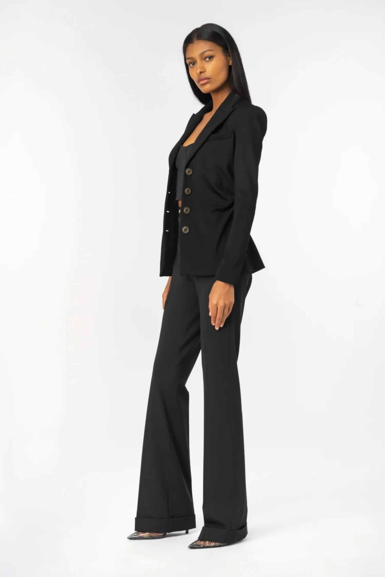 Clearance Blazer Slim in Tessuto Tecnico / Donna Giacche