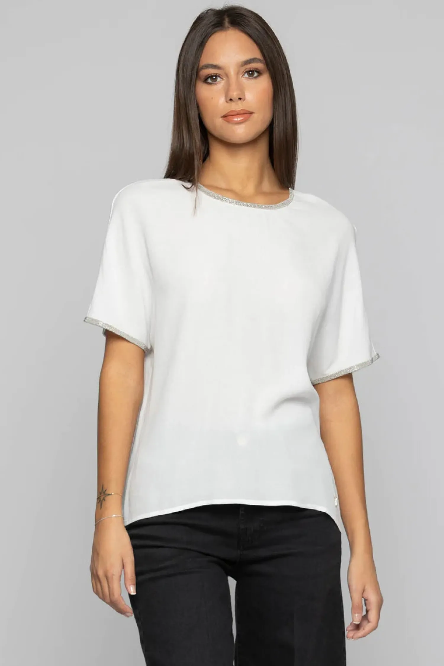 Discount Blusa a Maniche Corte / Donna Bluse