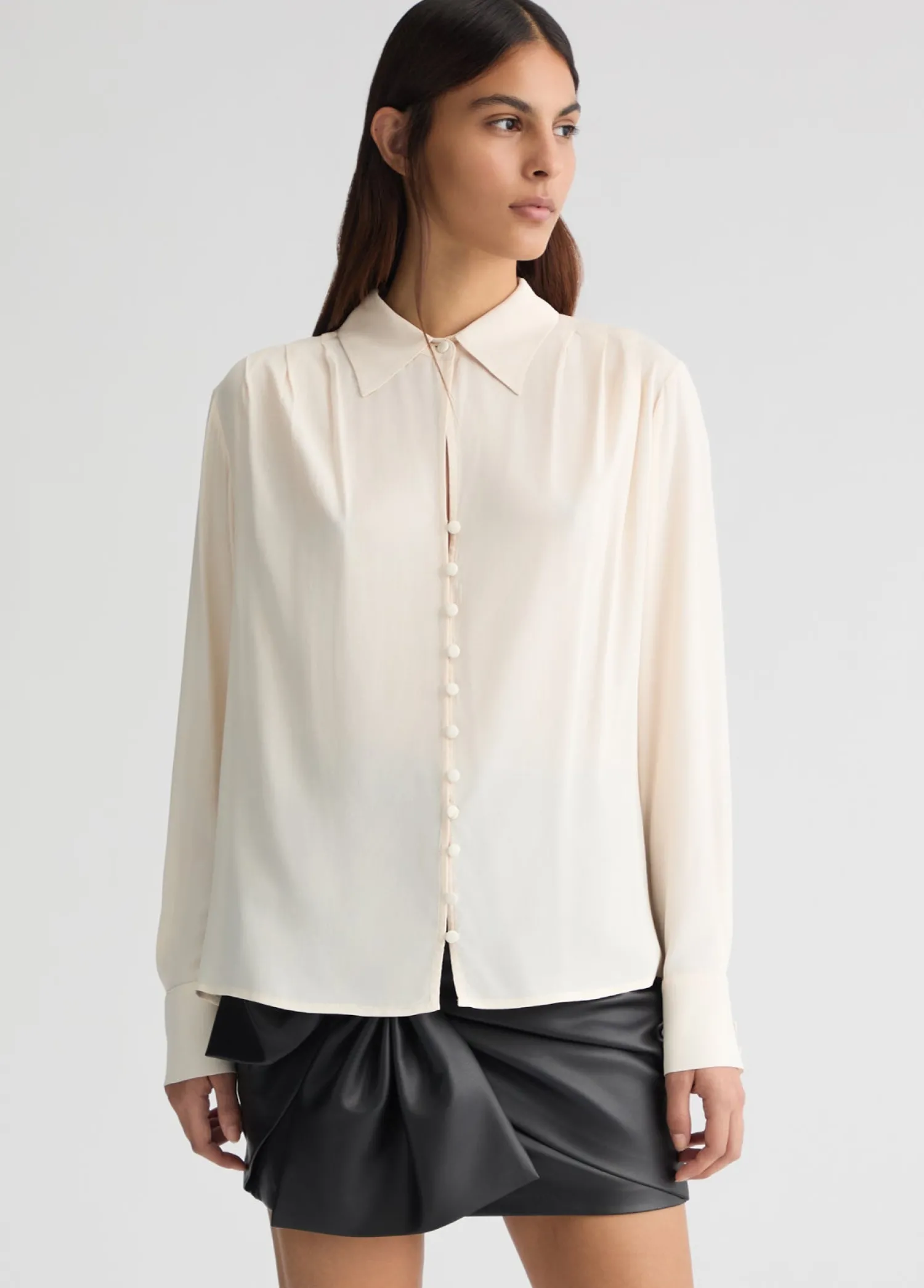 Clearance Blusa con Pieghe / Donna Camicie