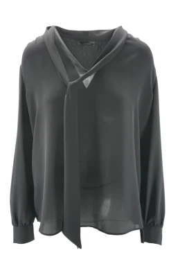 Best Blusa Collo con Nodo / Donna Bluse