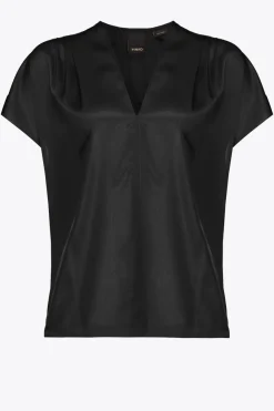 Outlet Blusa con Scollo a V / Donna Camicie