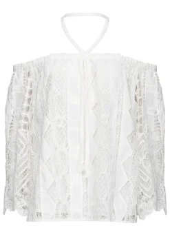 New Blusa con Scollo All'Americana / Donna Bluse