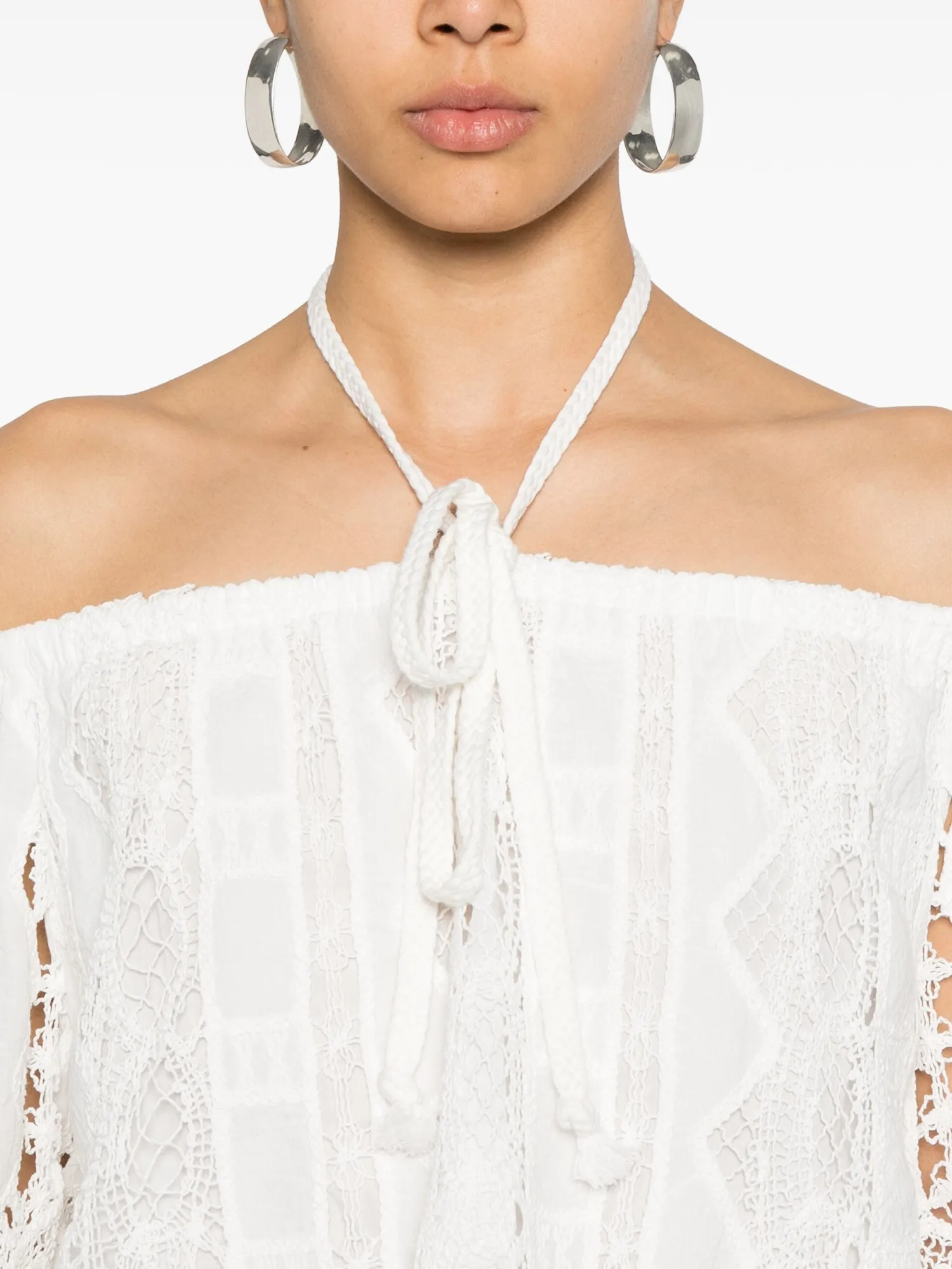 New Blusa con Scollo All'Americana / Donna Bluse