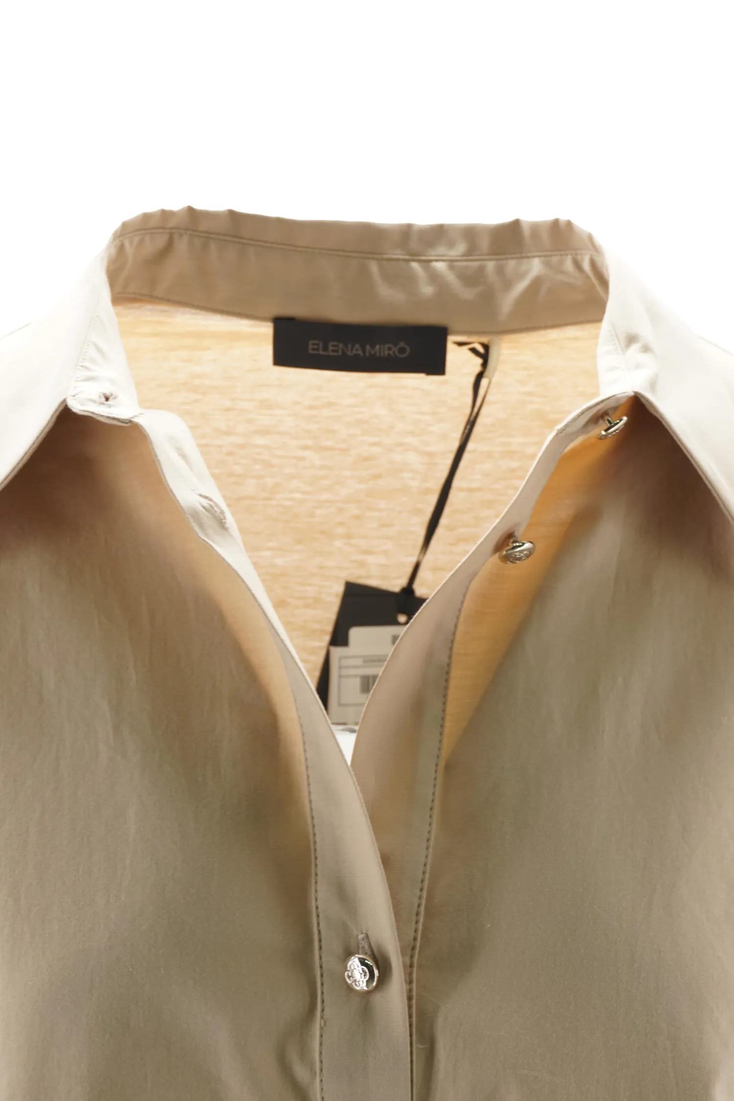 Outlet Blusa in Cotone con Maniche a Tre Quarti / Donna Bluse