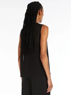 Outlet Blusa in Georgette di Seta / Donna Top