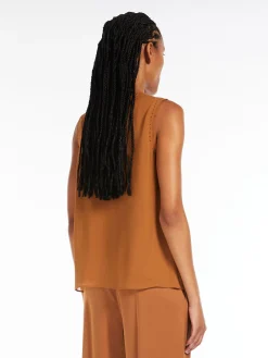 Sale Blusa in Georgette di Seta / Donna Top